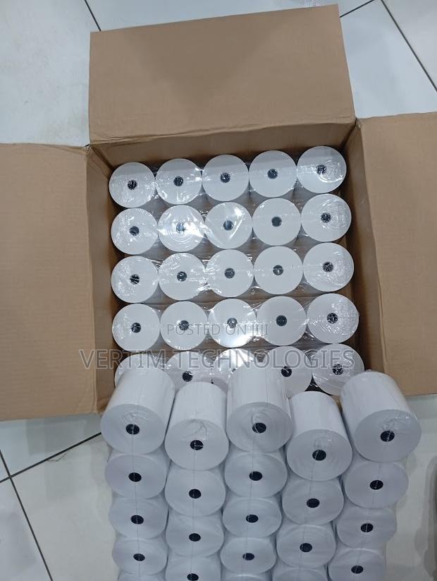 Pos Systems 50 Pieces 80mm by 80mm by 13mm Thermal Paper Rolls - main view