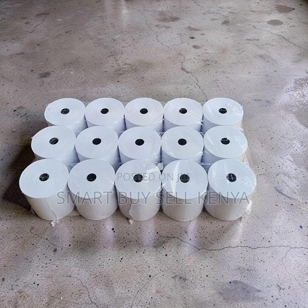 Long Print Retention 15pcs of 80mm by 80mm by 13mm Thermal Paper Rolls