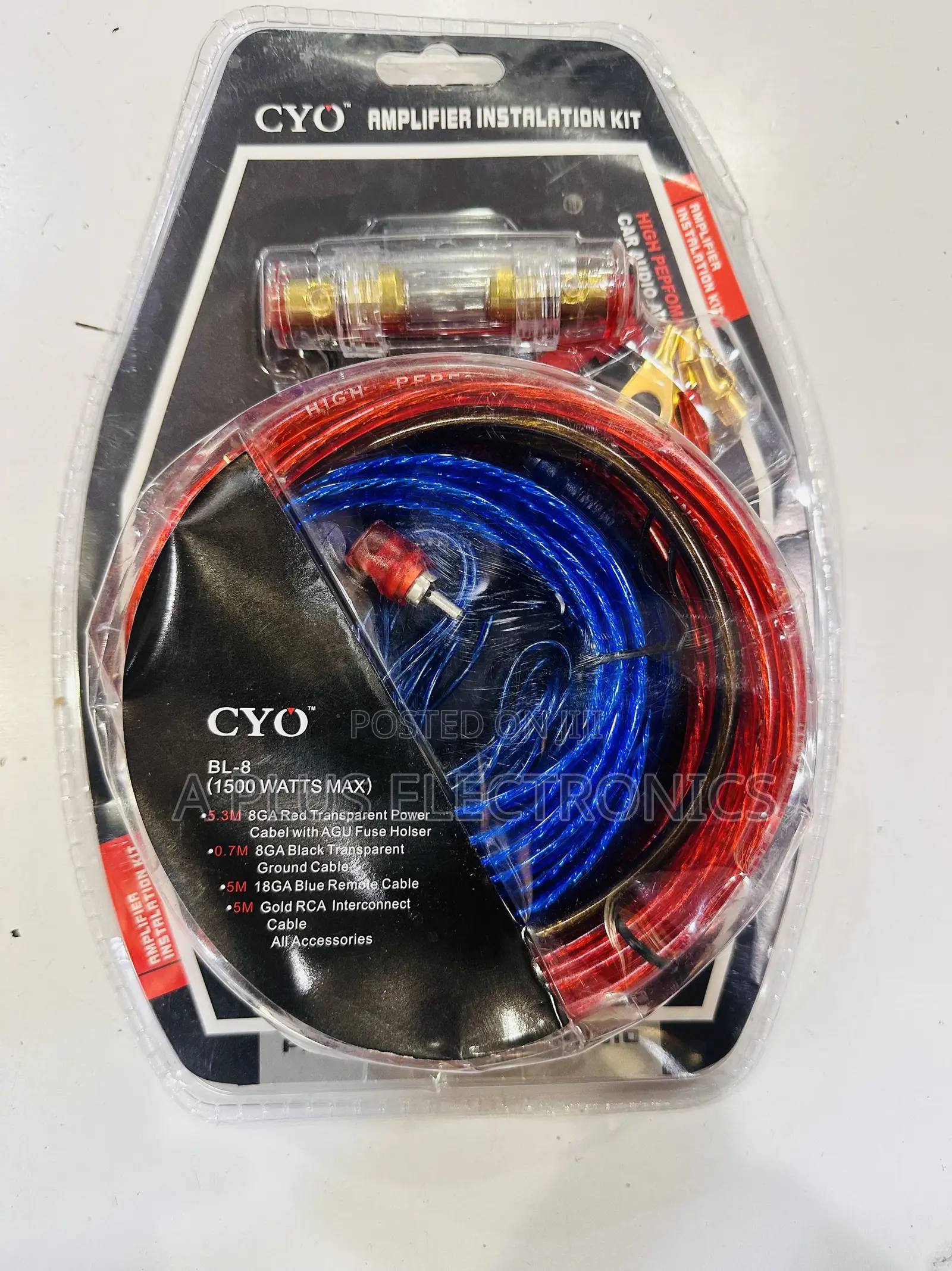 Cyo Bl8 Car Amplifier Installation Wiring Kit – Professional Grade
