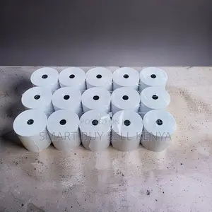 Pos Systems 15 Pieces of 80mm by 80mm by 13mm Thermal Paper Rolls