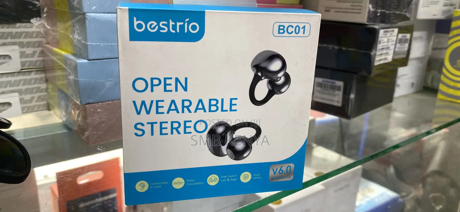 Open-ear Wireless Headphones With 4 Mic Clear Call