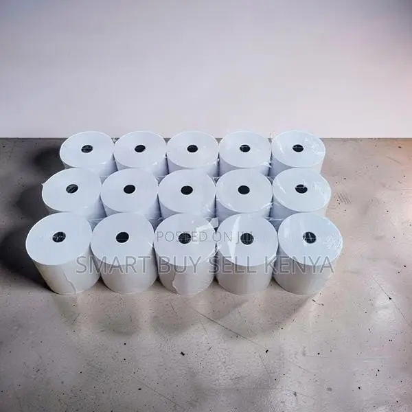 15 Pieces of 80mm by 80mm by 13mm Thermal Paper Rolls for Retail Use