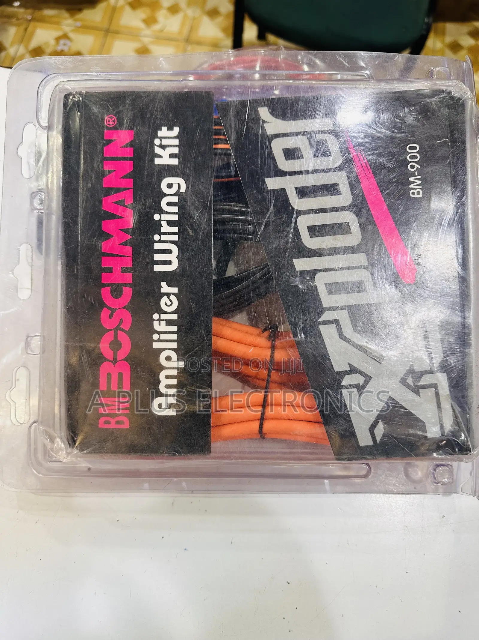 Boschmann Bm900 Car Amplifier Installation Wiring Kit –Com Power Cable