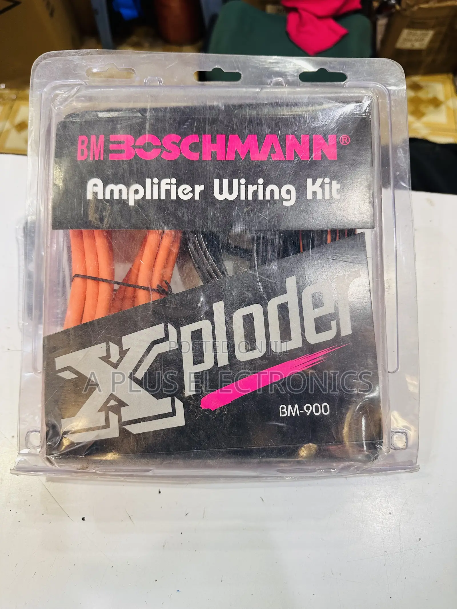 Boschmann Bm900 Car Amplifier Installation Wiring Kit –Com Power Cable