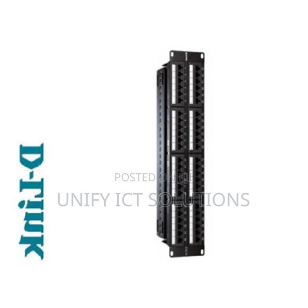 D-Link NPP-C61blk481 48 Port Cat6 Unshielded Fully Loaded Punch Down - main view