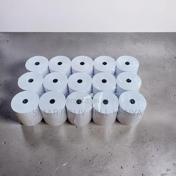 High Print Clarity 15pcs of 80mm by 80mm by 13mm Thermal Paper Rolls