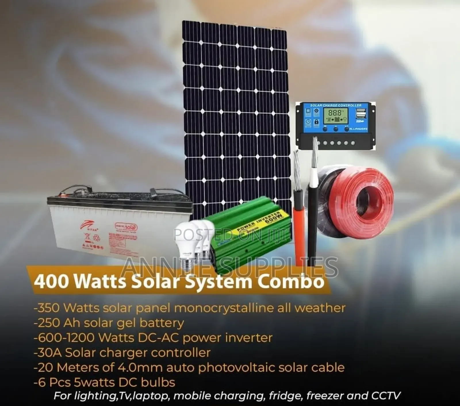 400w Solar System Combo