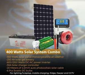 400w Solar System Combo