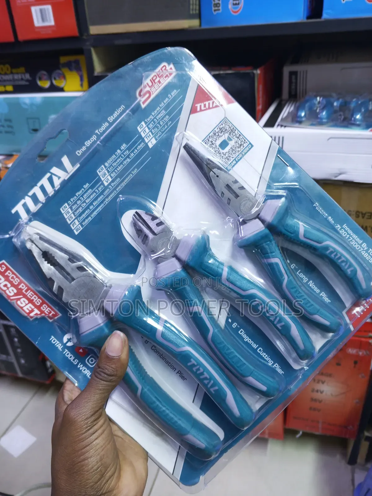 Total 3-Piece Pliers Set