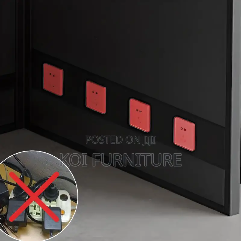 Office Workstation; Gray Rectangular Two User Workstation
