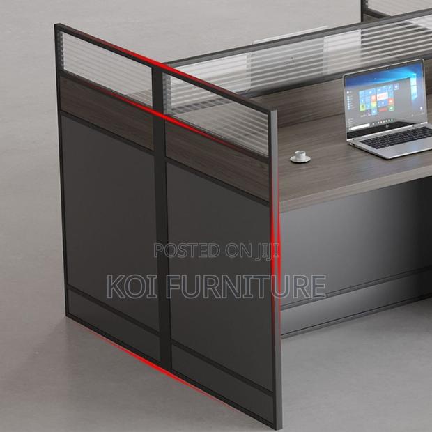 Office Workstation; Gray Rectangular Two User Workstation - thumbnail 15