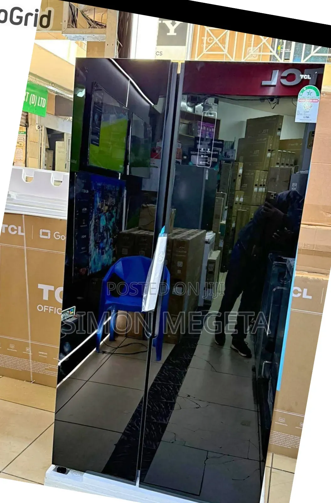 TCL Side by Side Fridge Glass Door Available at Fare Price