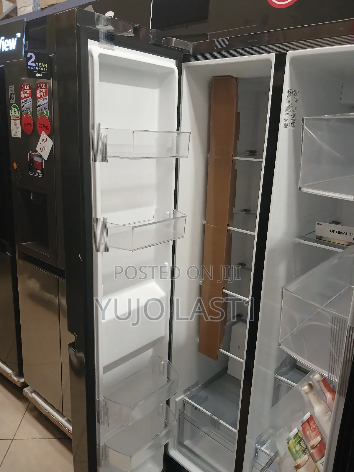 Lg 664l Side by Side Fridge Gc-B257kqjw