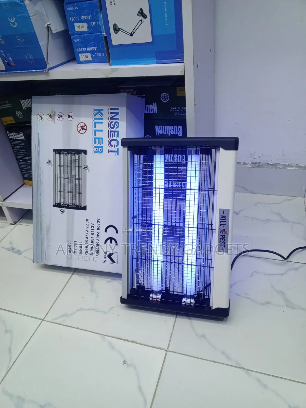 Electric Uv Insect Killer Lamp For Mosquitoes & Flies