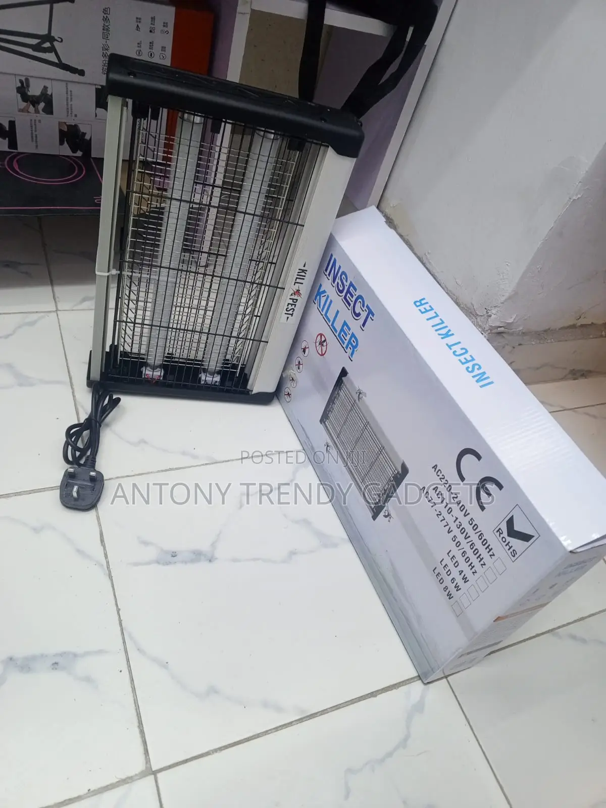 Electric Uv Insect Killer Lamp For Mosquitoes & Flies