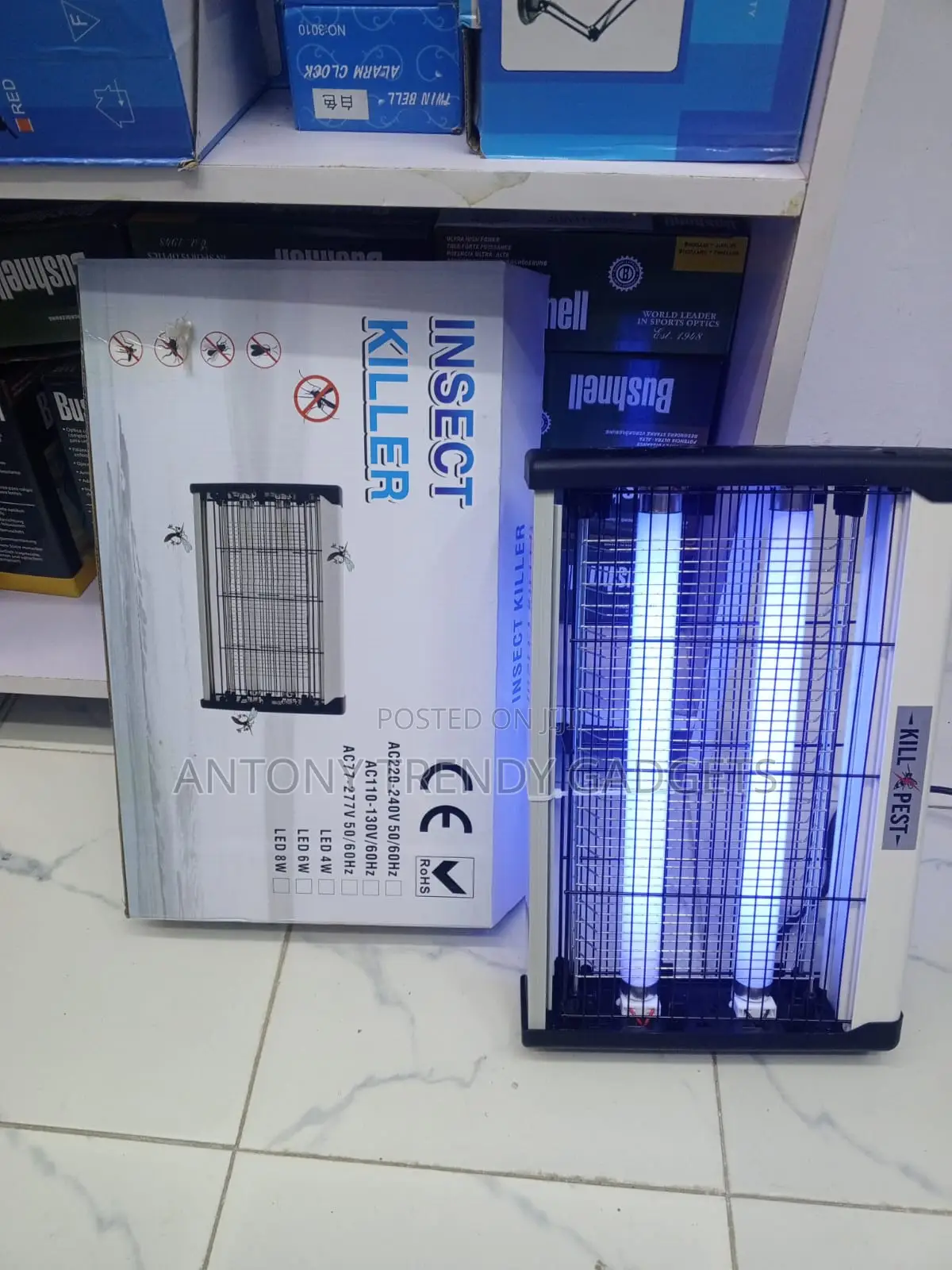 Electric Uv Insect Killer Lamp For Mosquitoes & Flies