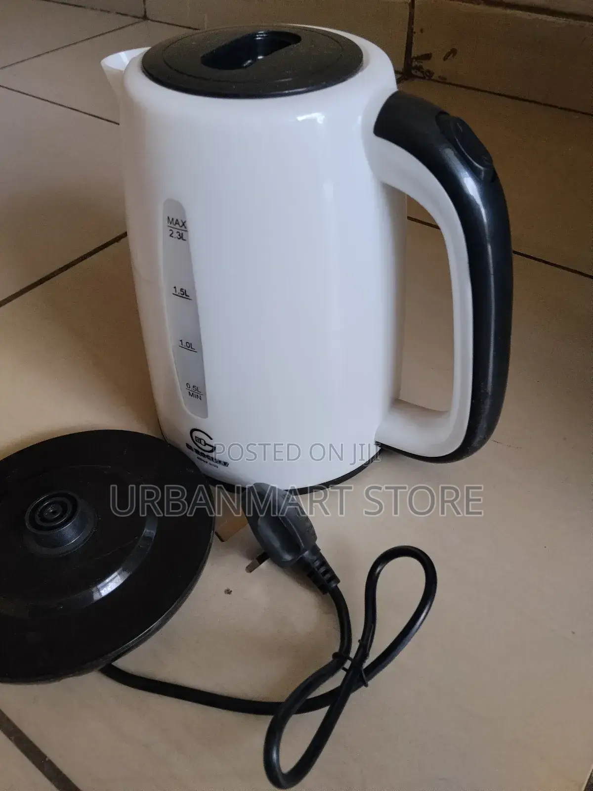 Eurochef 2.3l Plastic Electric Kettle With 360° Base – 1500w