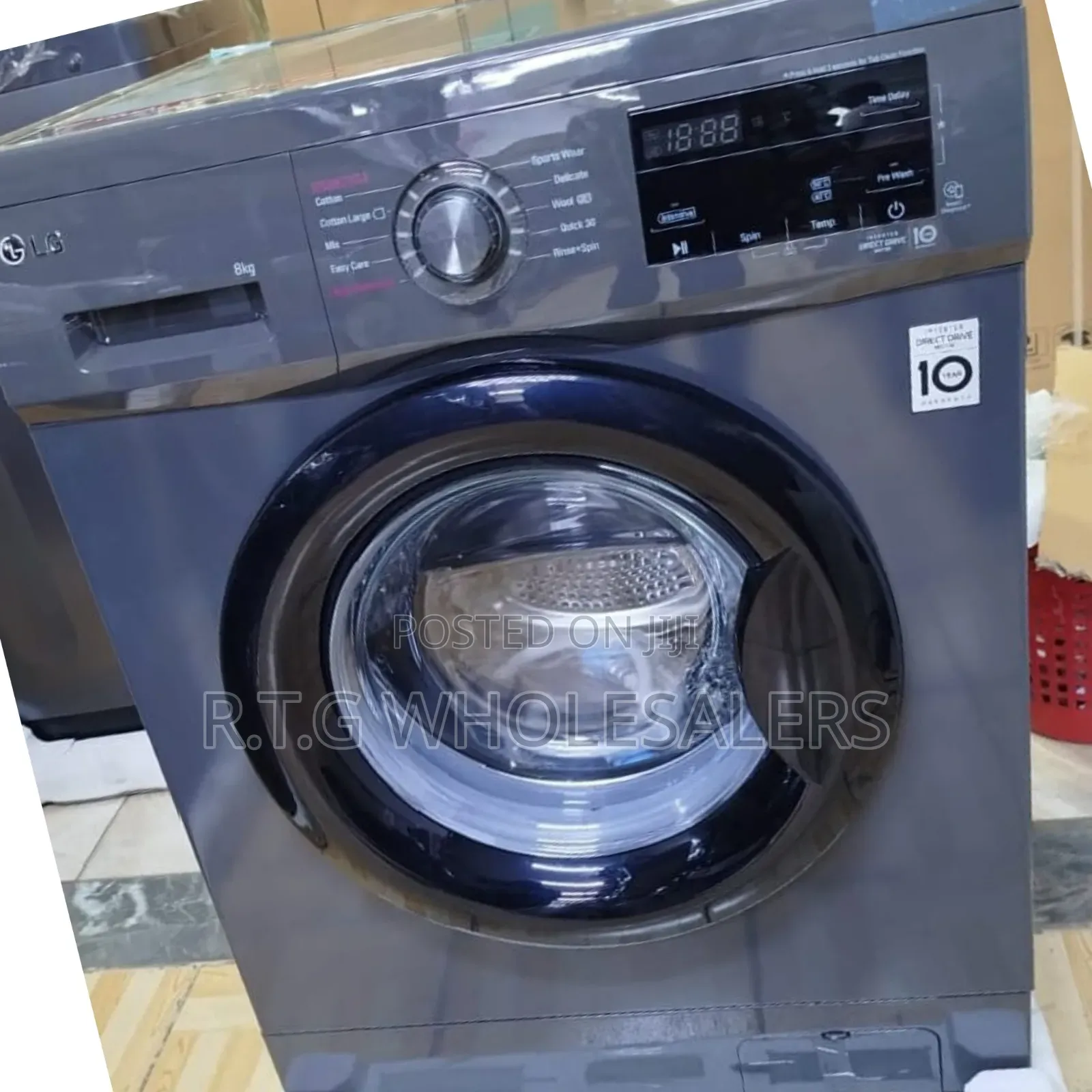 Lg 9 Kg Front Load Wash Spin Washing Machine
