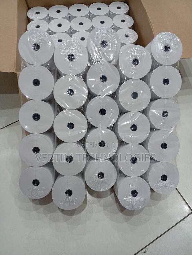 Restaurants 50 Pieces 80mm by 80mm by 13mm Thermal Paper Rolls