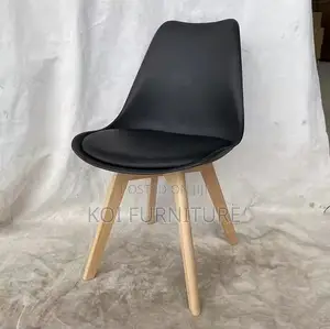 Dining Chairs; Plastic Eames Dining Chair With Cushion