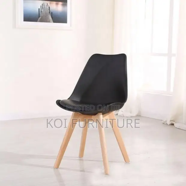 Dining Chairs; Plastic Eames Dining Chair With Cushion