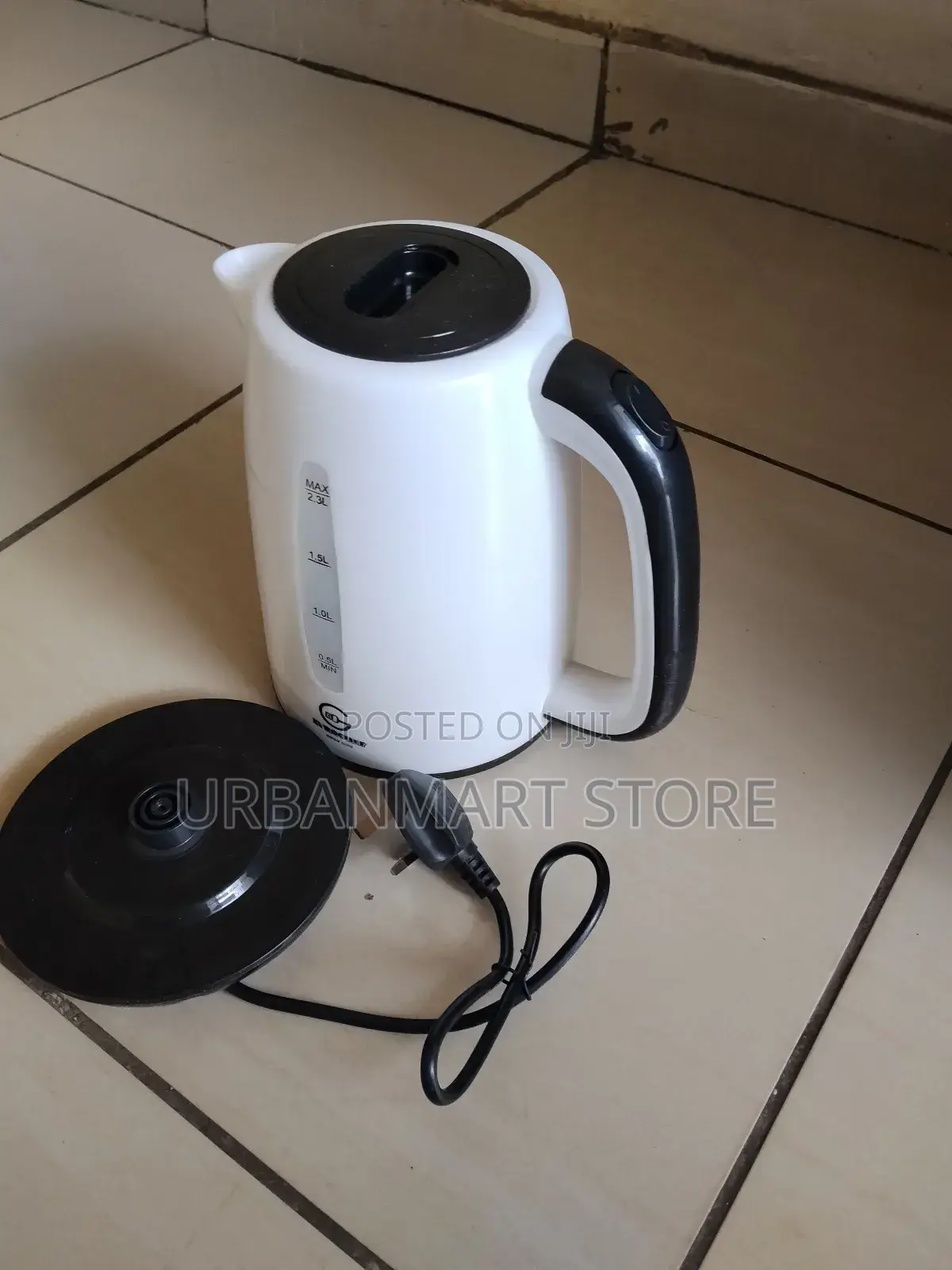 Eurochef 2.3 Litres Electric Kettle-Plastic Kettle, Cordless
