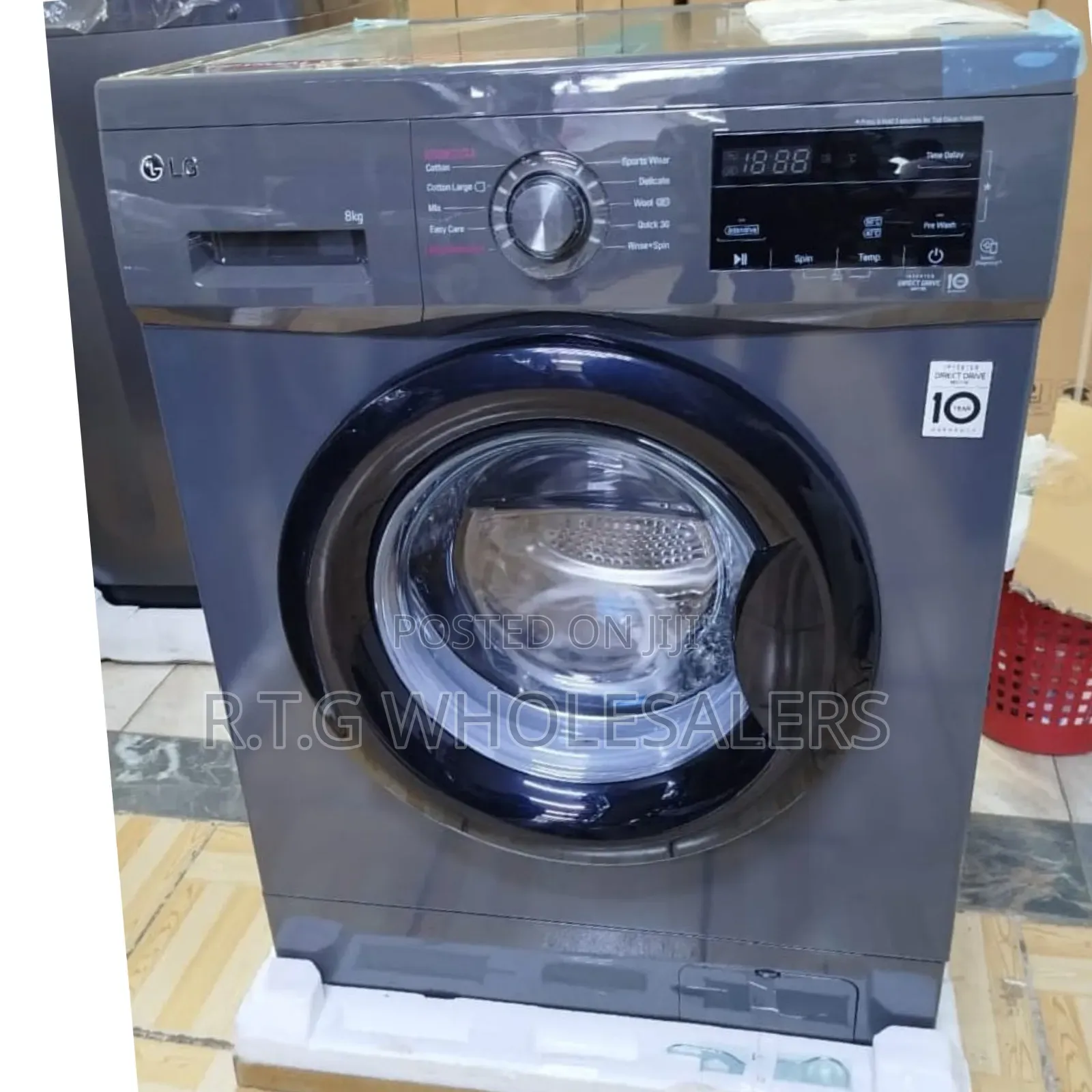 Lg 11 Kg Front Load Wash Spin Washing Machine