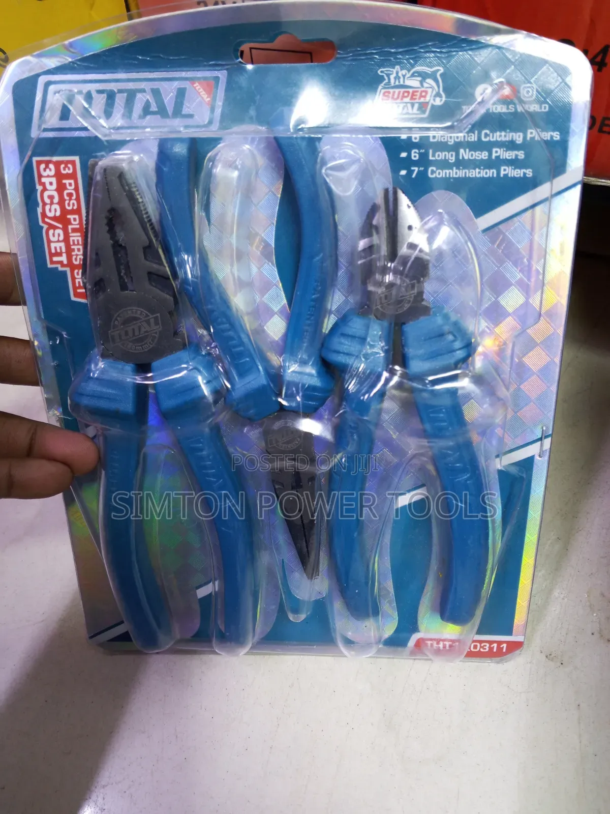 Top Quality Total 3-Piece Pliers Set