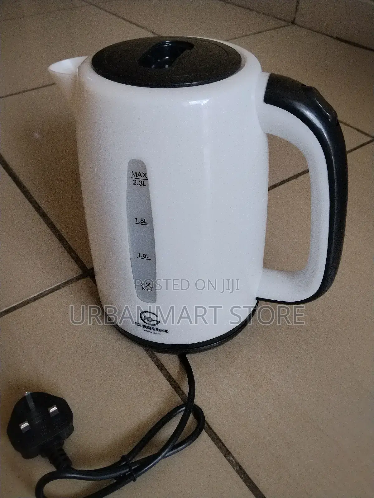 Eurochef 2.3l Fast Boil Cordless Electric Kettle – 1500w Power