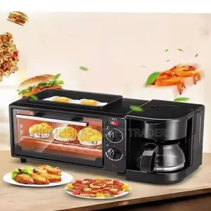 Reki Rk 3-in-1 Breakfast Station With Oven and Coffee Maker