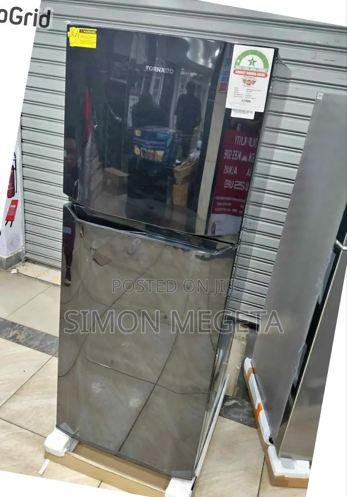 New Arrivals Tornado 304 Litres Non Frost Fridge Black Available