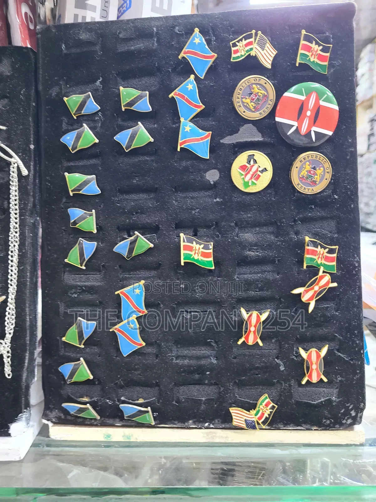 Quality Cause Designer Kenyan Emblem Logo Flag Lapels Available