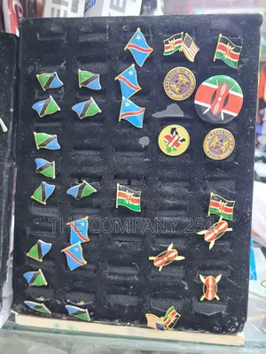 Quality Cause Designer Kenyan Emblem Logo Flag Lapels Available