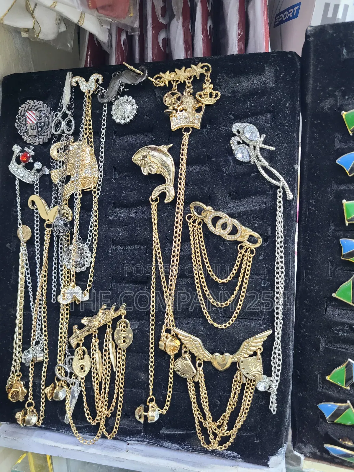 Quality Cause Designer Kenyan Emblem Logo Flag Lapels Available