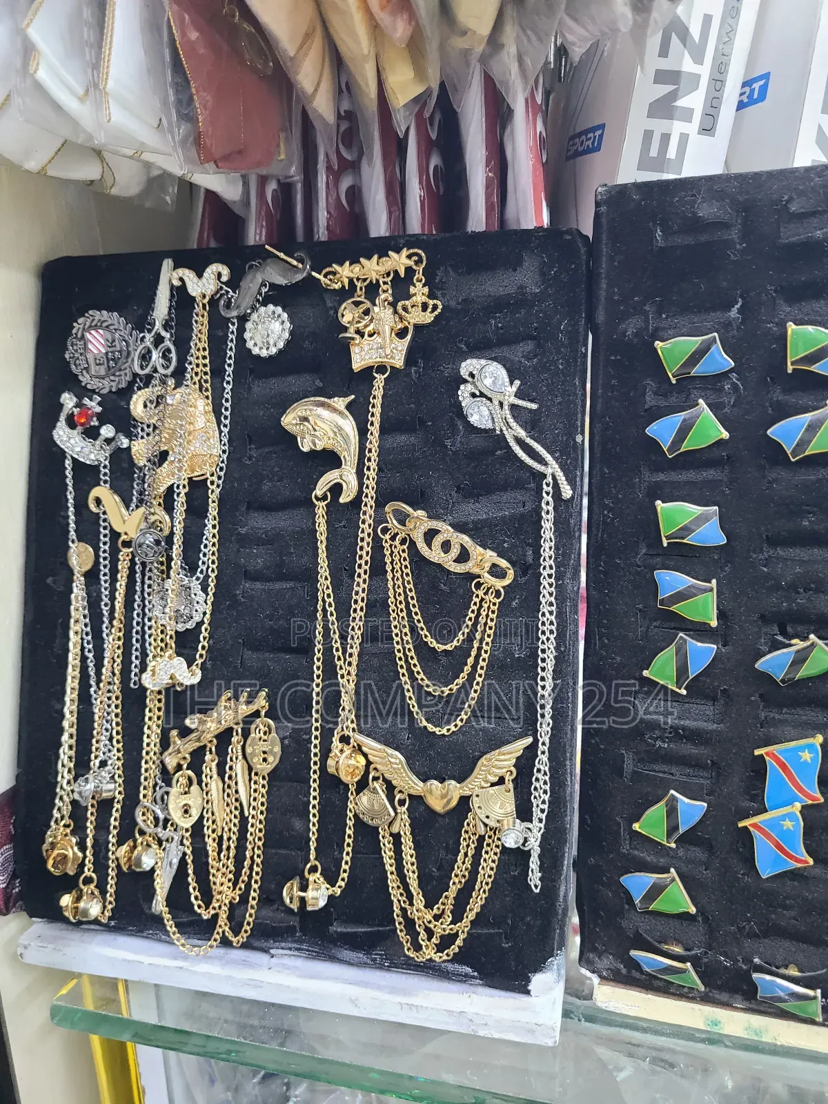 Quality Cause Designer Kenyan Emblem Logo Flag Lapels Available