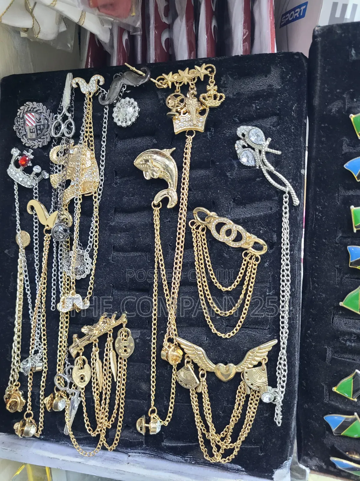Quality Cause Designer Kenyan Emblem Logo Flag Lapels Available
