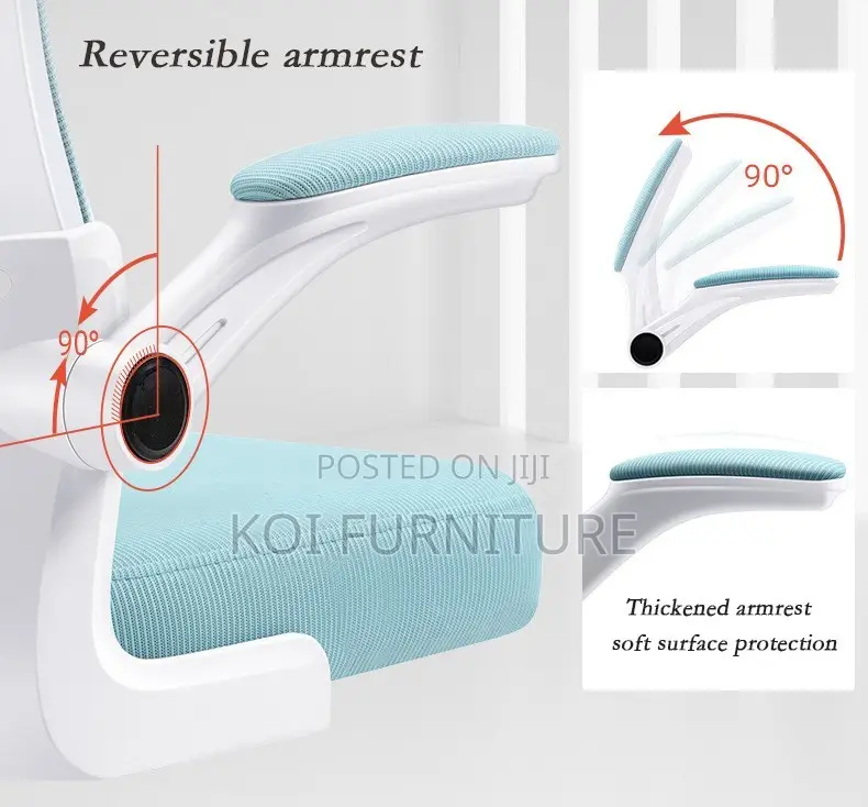 Office Chairs; White Ergonomic Office Chair