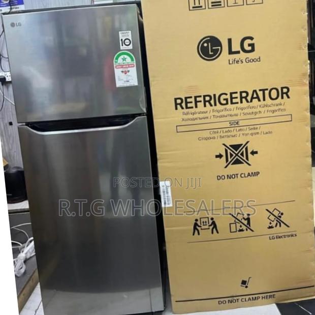 Lg 234l Silver No‐Frost Fridge With Top Mounted Freezer