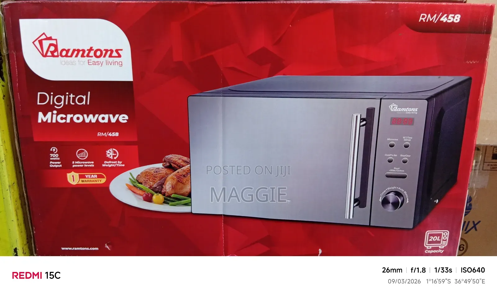 Ramtons Digital Microwave