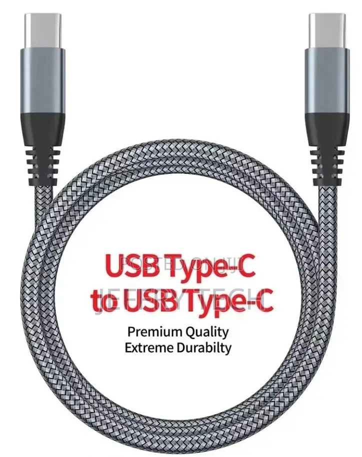Usb-C Type C to Type C Fast Charging Data Transfer Cable 100w 2mtrs