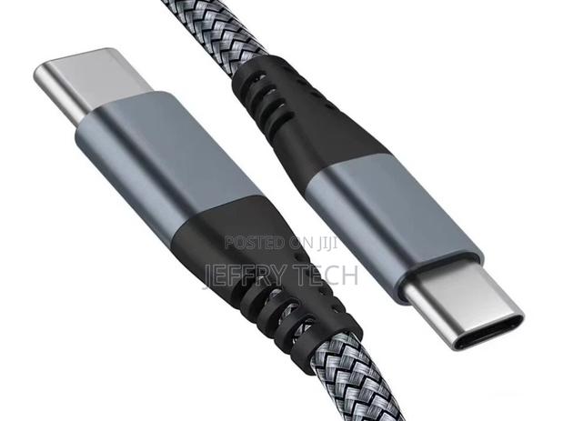 Usb-C Type C to Type C Fast Charging Data Transfer Cable 100w 2mtrs - thumbnail 3