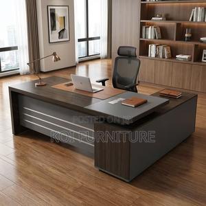 Office Desk; 1.8m L Shaped Managers Executive Desks - thumbnail 2