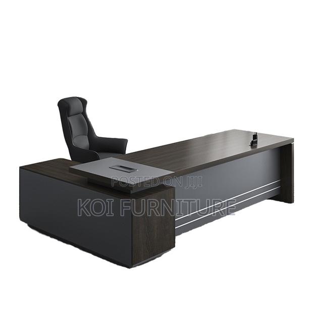 Office Desk; 1.8m L Shaped Managers Executive Desks - thumbnail 3
