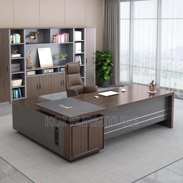 Office Desk; 1.8m L Shaped Managers Executive Desks - thumbnail 5