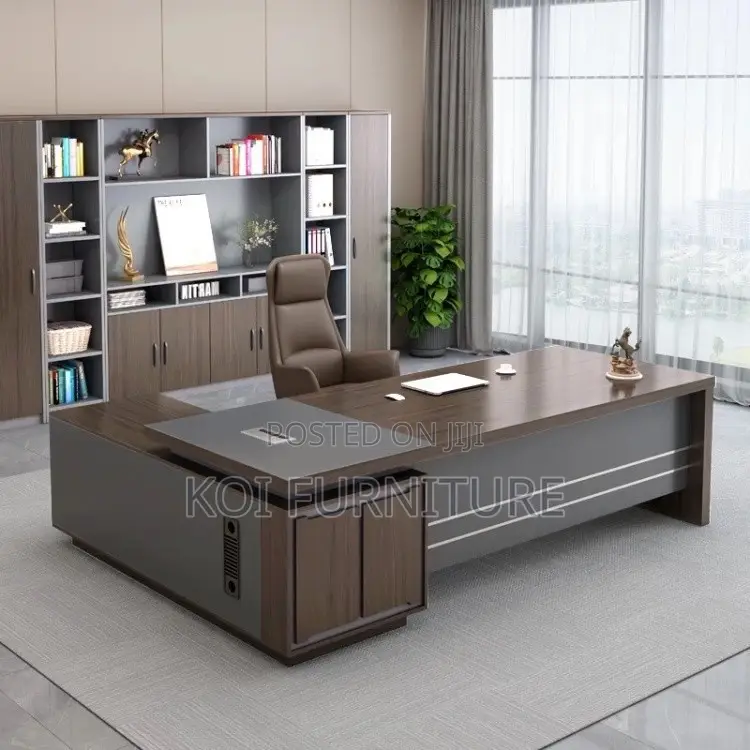 Office Desk; 1.8m L Shaped Managers Executive Desks