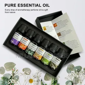 6 Pc Set 100% Pure Natural Aromatherapy Essential Oils