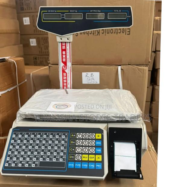 Acs 30kg Electronic Barcode Printing Scale - main view