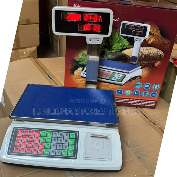 50kg Electric Weighing Scale With Receipt Printer