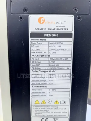 4kva 24v Felicity Hybrid Inverter.