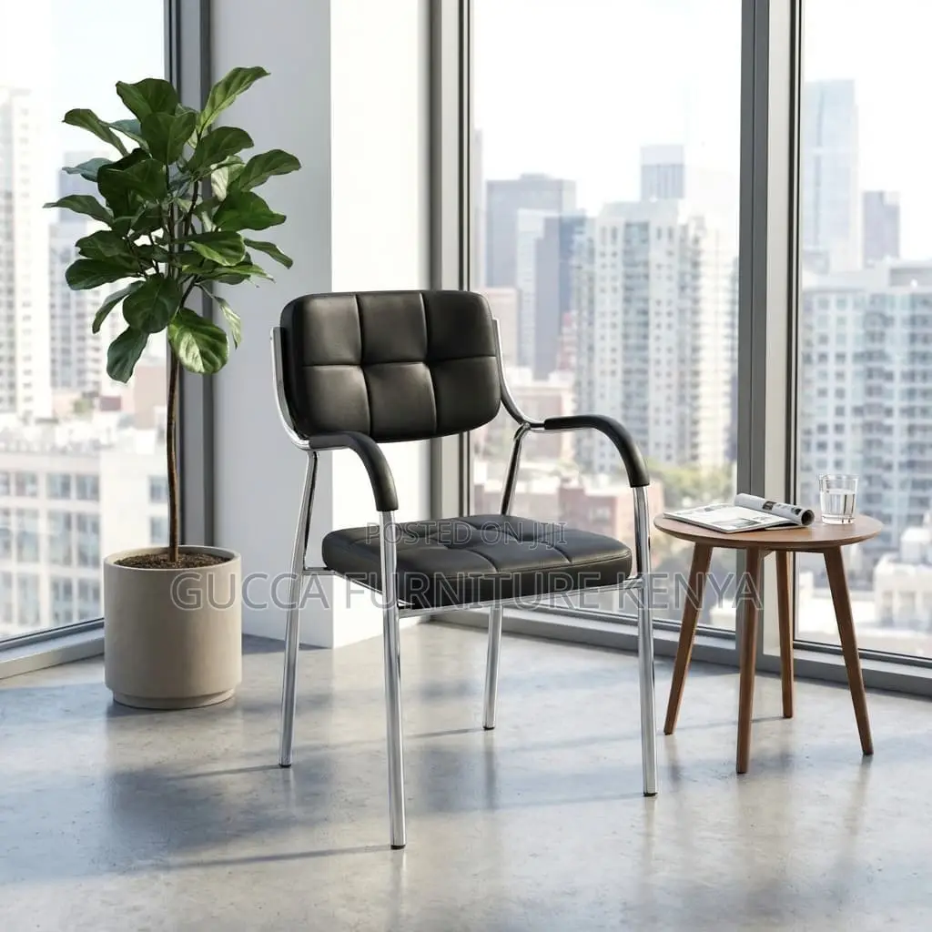 Mid-back Leather Catalina Visitor Office Chair